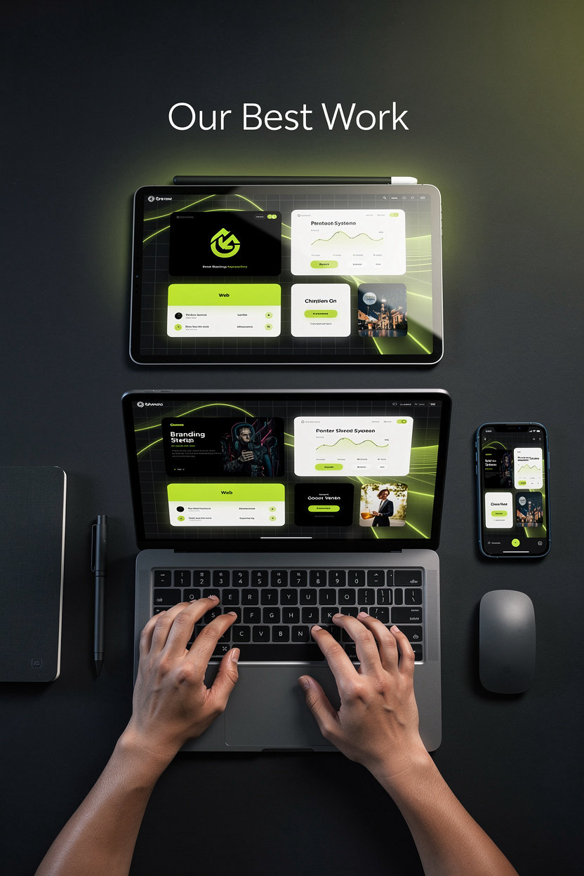 Clay Graphik portfolio showcase featuring award-winning branding and web design projects
