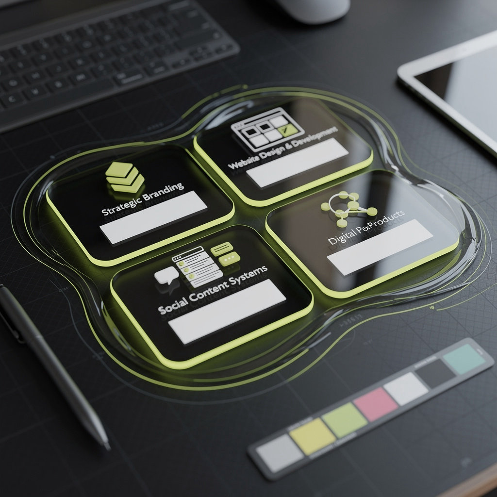 Clay Graphik strategic branding service showcasing professional brand identity design and visual systems