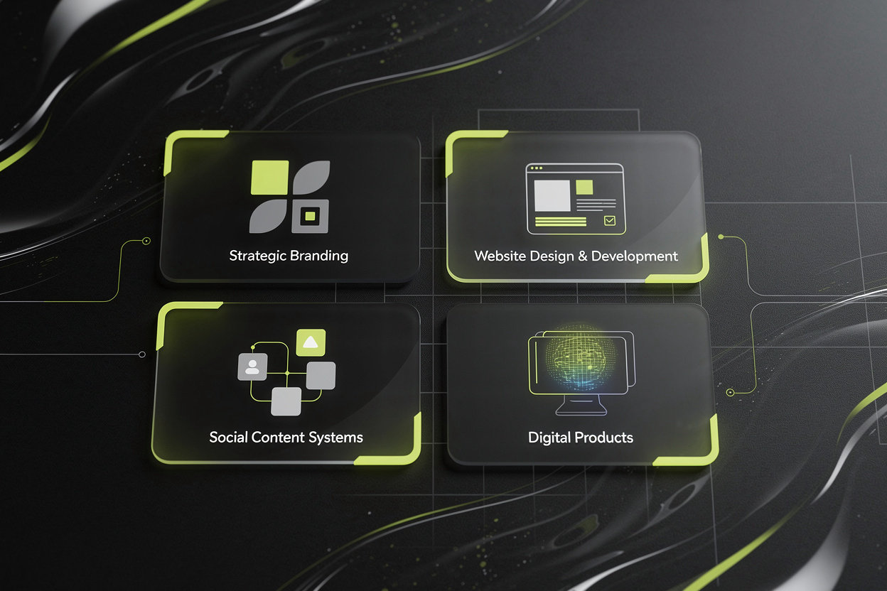 Clay Graphik creative agency services - branding, web design, social content, and digital products for Dubai businesses
